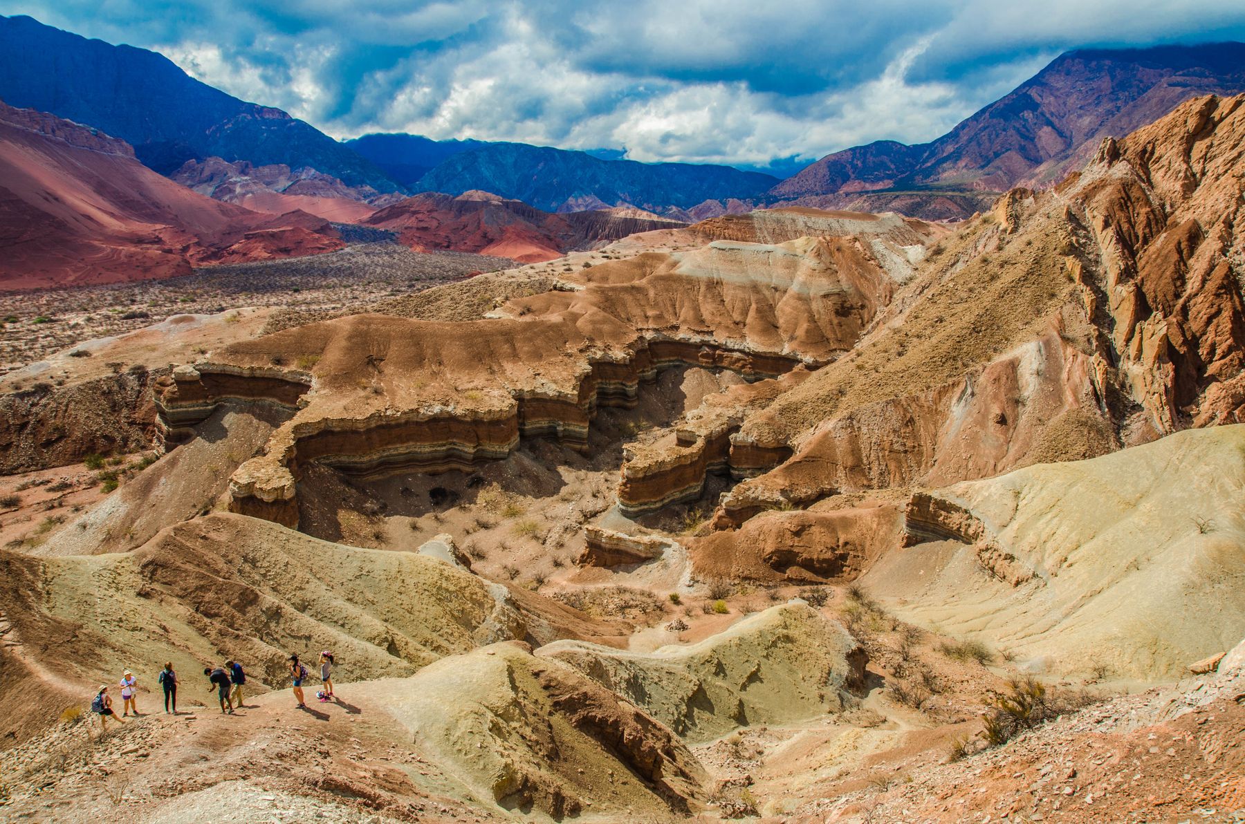 Cerros de colores en la Quebrada de las Conchas, Salta