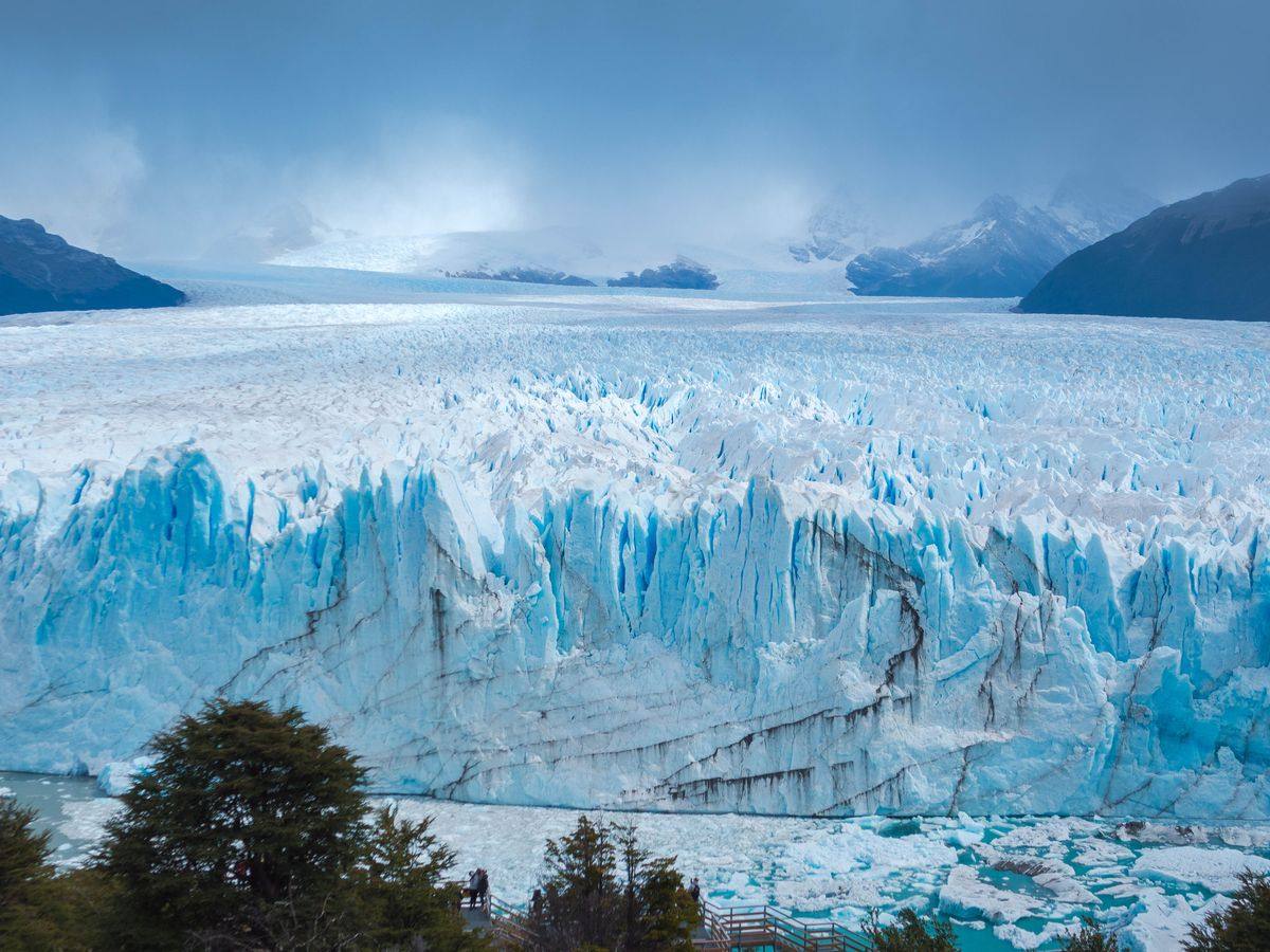 Frente del glaciar Perito Moreno, El Calafate, Argentina
